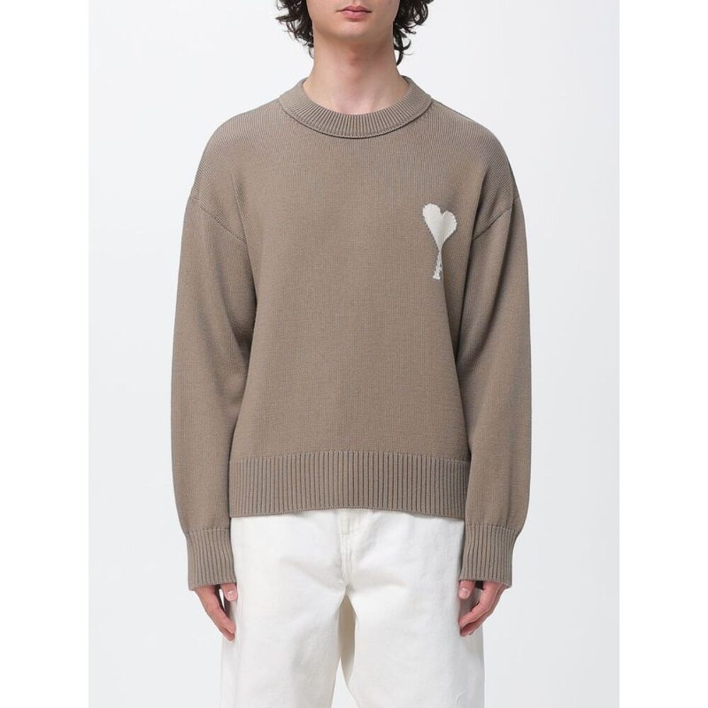 Ami Paris Sweater Men Beige